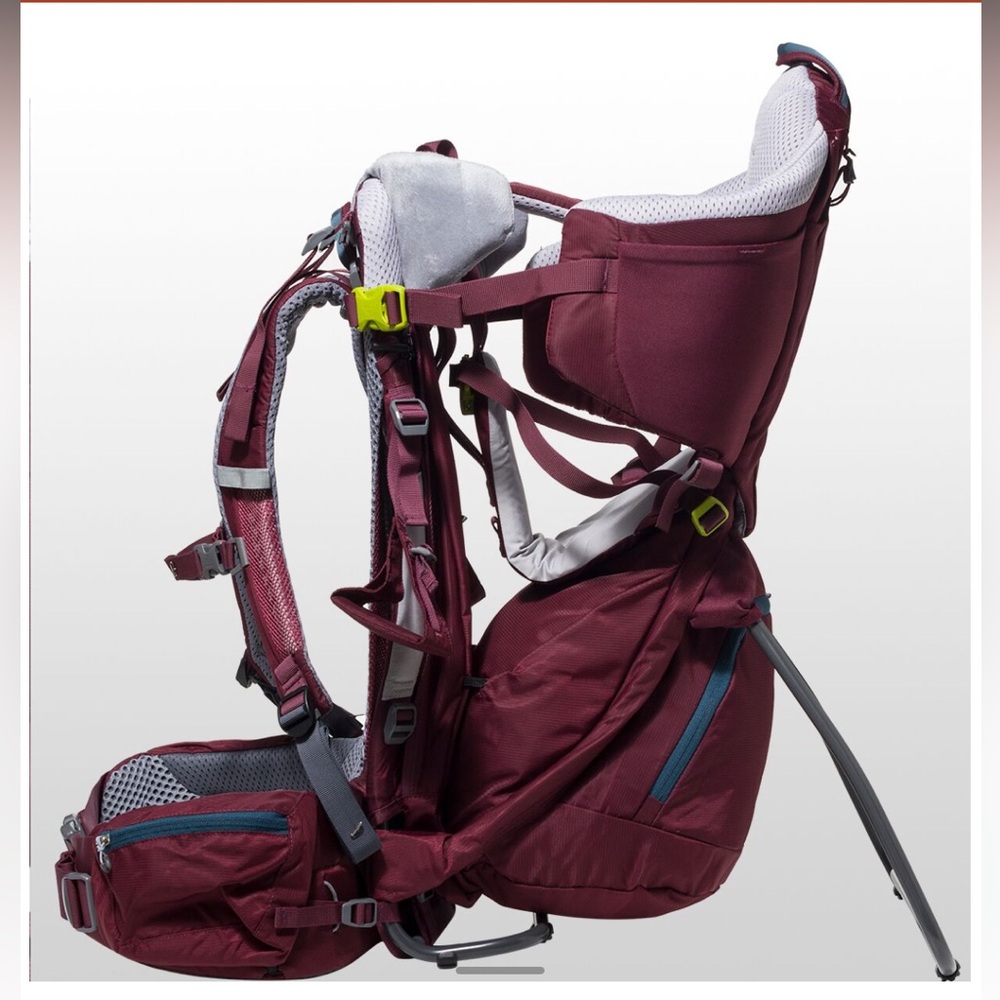 Deuter Kid Comfort Child Carrier in Maroon NWOT - Picture 5 of 10